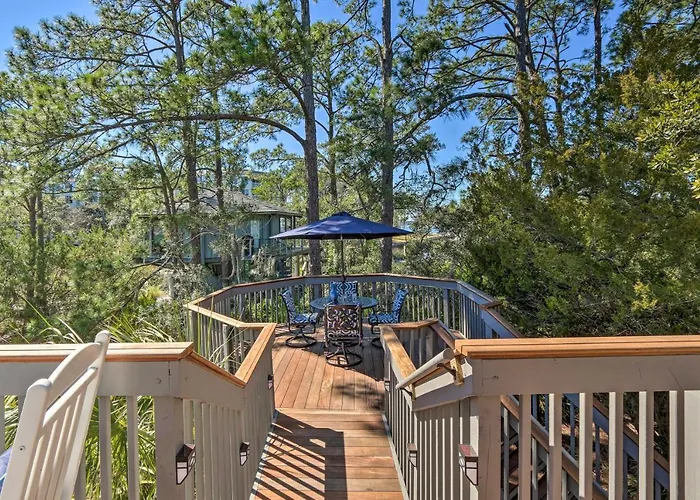 Walk To Harbour Town: Airy Treehouse W/ Bikes